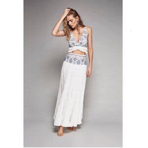 Free People - Moondance Skirt Ivory, Size 6 - NWOT